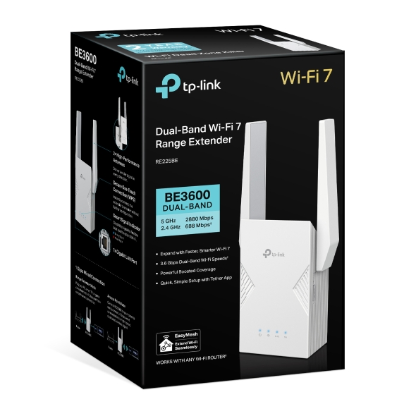 BE3600 Dual-Band Wi-Fi 7 Range Extender 9