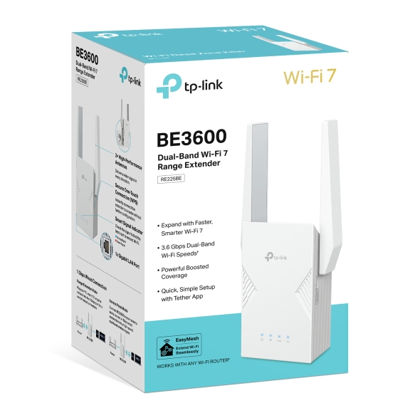 BE3600 Dual-Band Wi-Fi 7 Range Extender 8