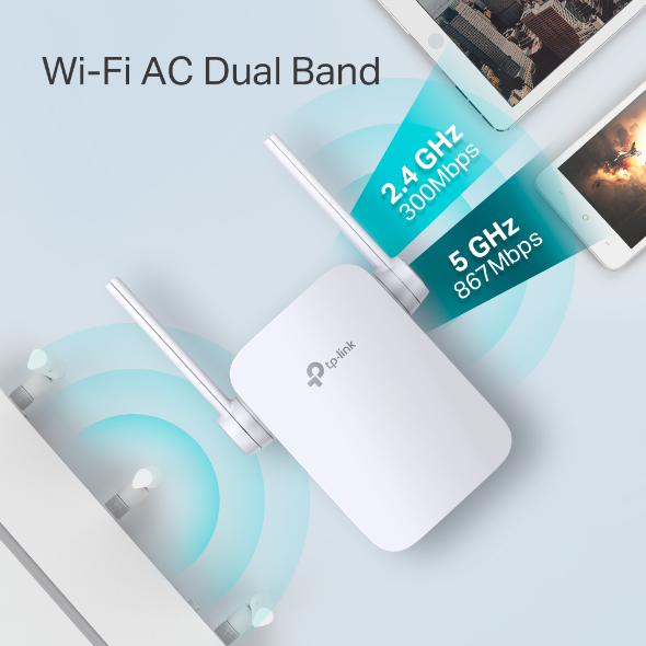 Repetidor de Sinal Wi-Fi Mesh AC1200 6