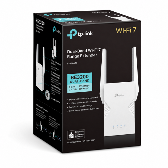 BE3200 Dual-Band Wi-Fi 7 Range Extender 9