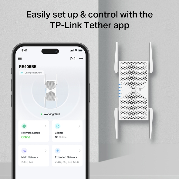 Répéteur WiFi 7 BE6500 bi-bande 10