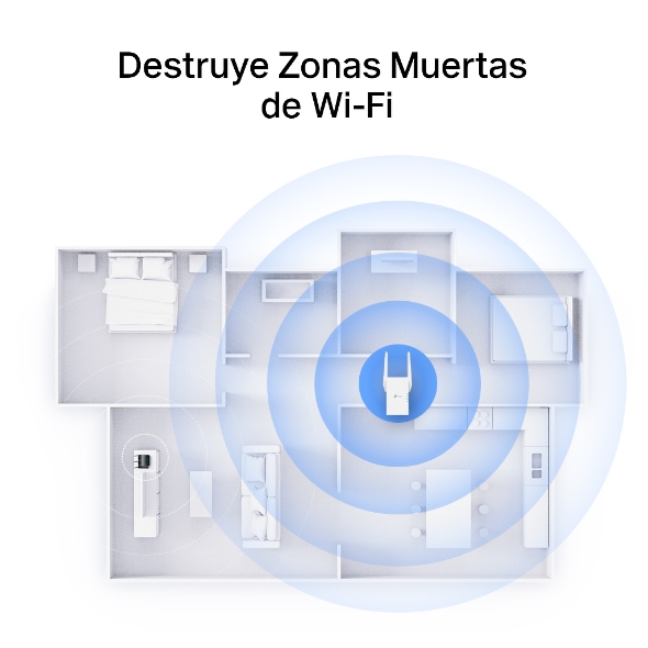 Extensor de rango WiFi 6 Mesh AX3000 4