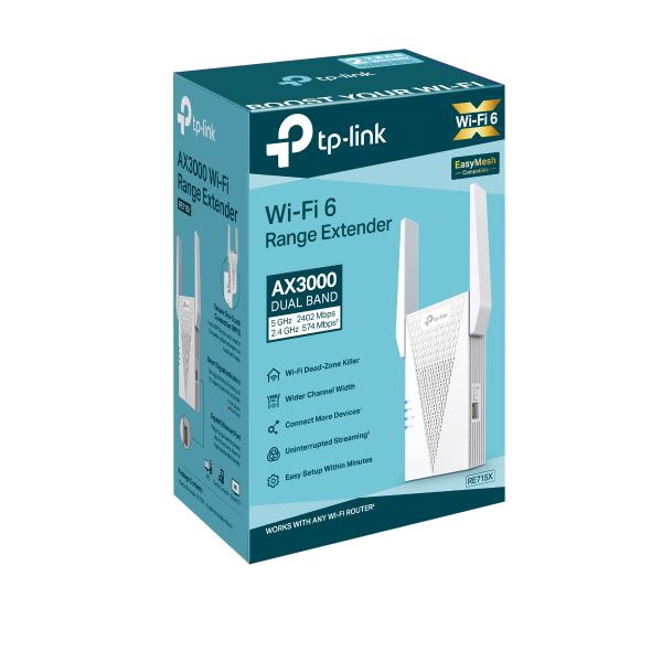AX3000 Mesh WiFi 6 Extender 6