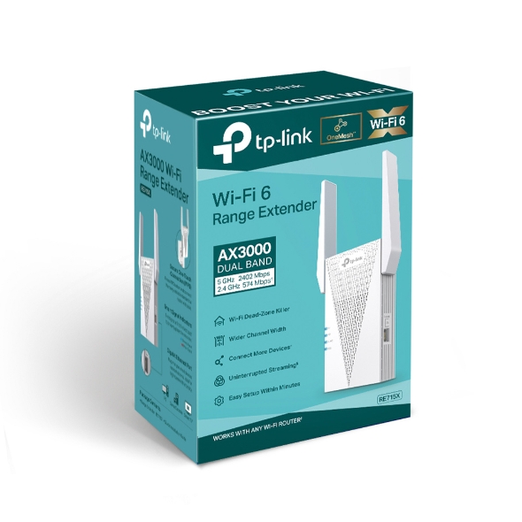 TP-Link RE700X Repetidor WiFi 6 Mesh AX3000