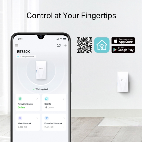 AX3000 Mesh WiFi 6 Extender 8