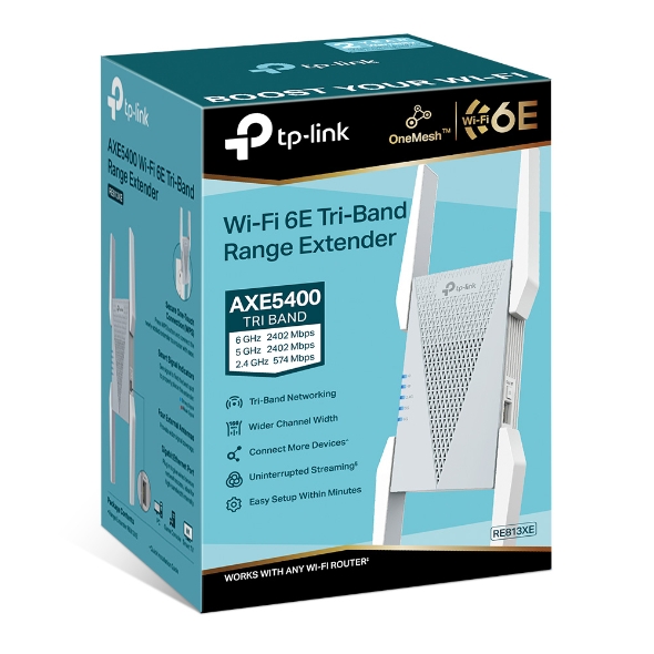 AXE5400 Mesh Wi-Fi 6E Range Extender 7