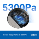 Robô Aspirador de Pó e Mop com Esvaziamento Automático e 5300Pa de Sucção Inteligente 4