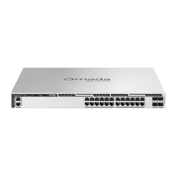 Omada Pro 24-Port Gigabit Stackable L3 Managed Switch with 4 10G Slots