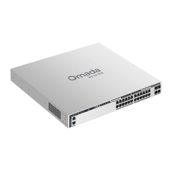 Omada Pro 24-Port Gigabit Stackable L3 Managed Switch with 4 10G Slots 4