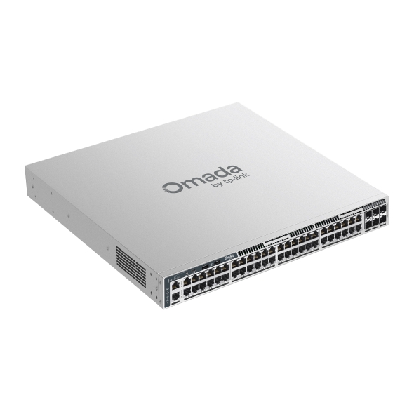 Omada Campus 48-Port Gigabit Stackable L3 Managed Switch with 6× 10G Slots 4