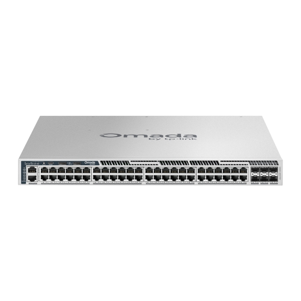 Omada Campus 48-Port 2.5G Stackable L3 Managed PoE++ Switch with 6× 25G Slots 1