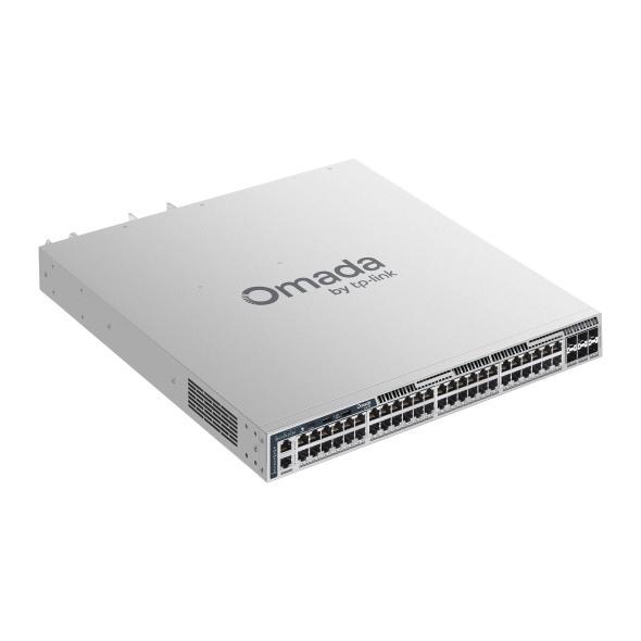Omada Campus 48-Port 2.5G Stackable L3 Managed PoE++ Switch with 6× 25G Slots 4