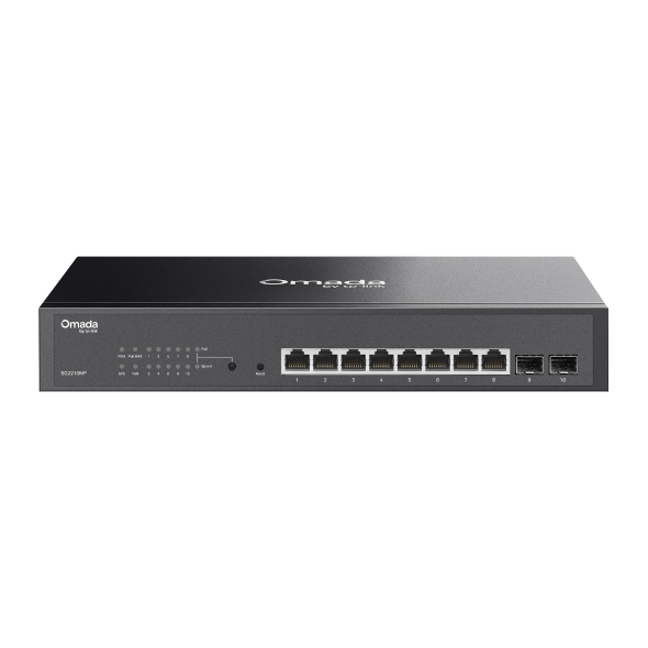 Omada Access 10-Port Gigabit Switch with 8-Port PoE+