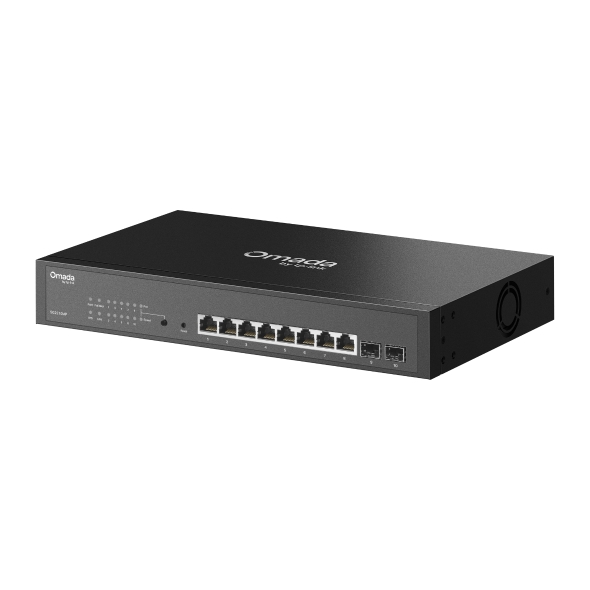 Omada Access 10-Port Gigabit Switch with 8-Port PoE+