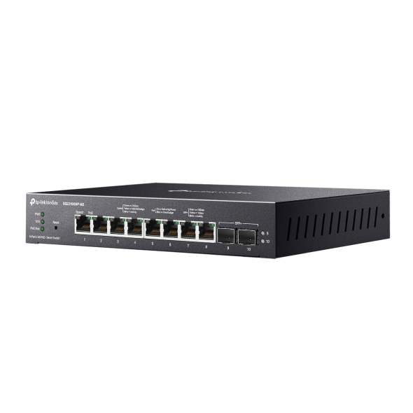 Omada 8 埠 2.5GBASE-T 和 2 埠 10GE SFP+ 智慧型交換器 (含 8 埠 PoE+) 2
