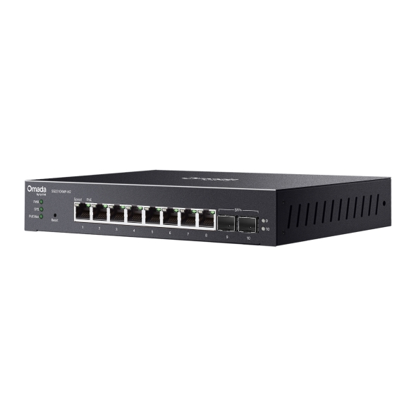 Omada Access Pro 8-Port 2.5G and 2-Port 10GE SFP+ Switch with 8-Port PoE+ 4