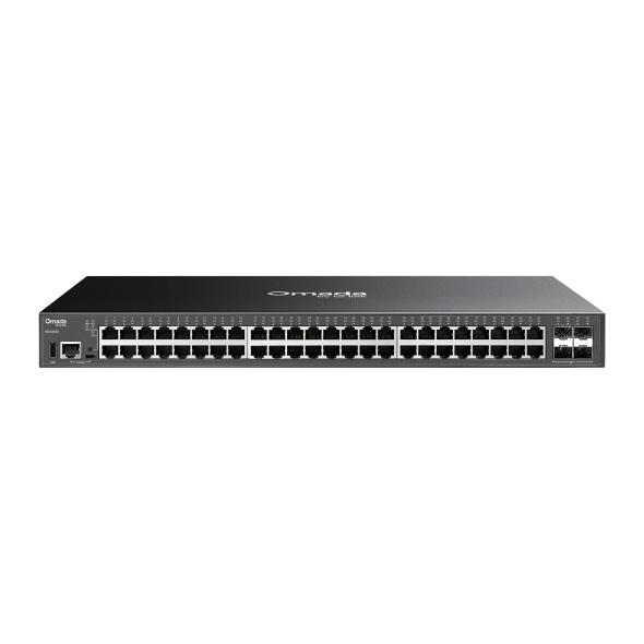 Omada 48-Port Gigabit Stackable Lite L3 Managed Switch with 4× 10G Slots 1