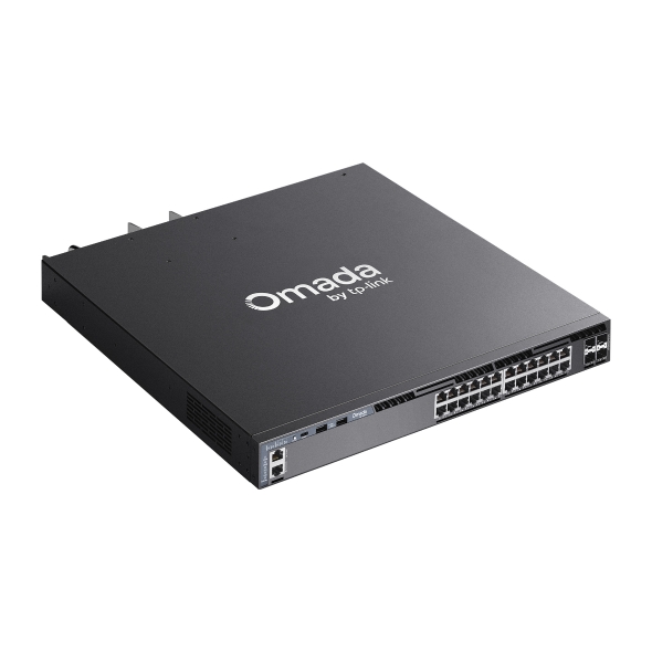 Omada Campus 24-Port Gigabit Stackable L3 Managed Switch with 4× 10G Slots 4