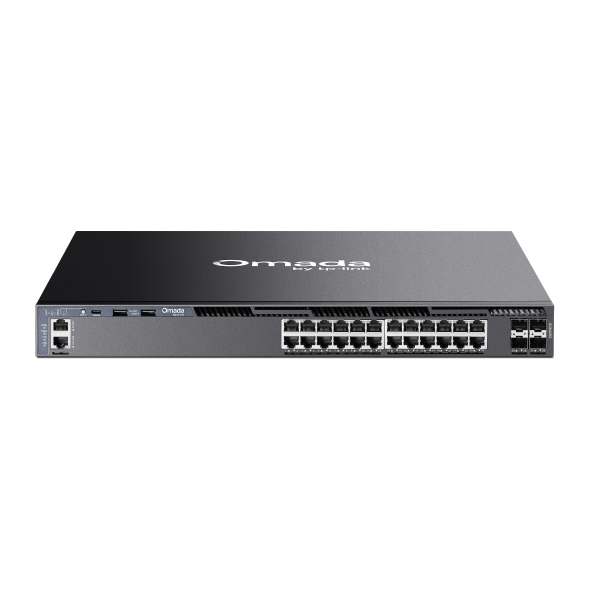 Omada Campus 24-Port Gigabit Stackable L3 Managed Switch with 4× 10G Slots