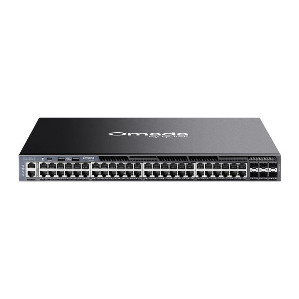 Omada Campus 48-Port Gigabit Stackable L3 Managed Switch with 6× 10G Slots 1