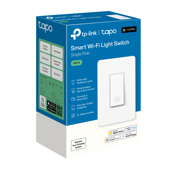 Smart Wi-Fi Light Switch, Matter 9