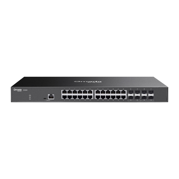 Omada Access Max 24-Port 10GBASE-T Switch with 8× 10G SFP+ Slots