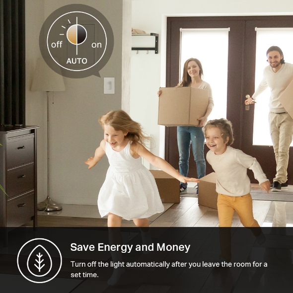 Smart Wi-Fi Dimmer Switch, Motion Activated 6