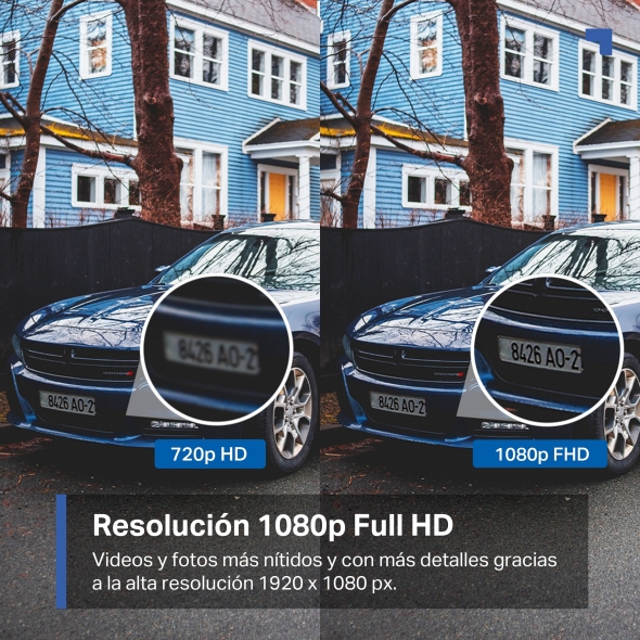 Cámara de Seguridad para exterior con rotación 360°