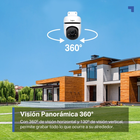 Cámara de Seguridad para exterior con rotación 360° 4