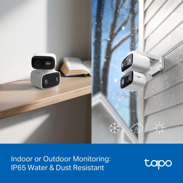 Indoor/Outdoor Dual Lens Pan/Tilt Security Camera 8