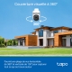 Caméra WiFi de sécurité extérieure panoramique/inclinable 5