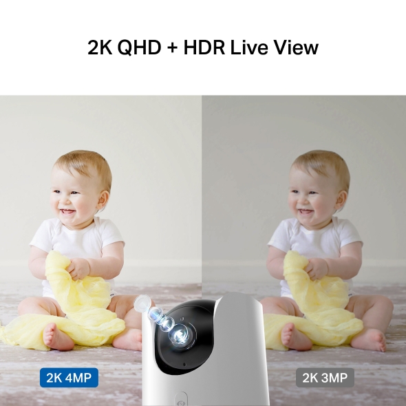 Pan/Tilt AI Home Security Wi-Fi Camera 2