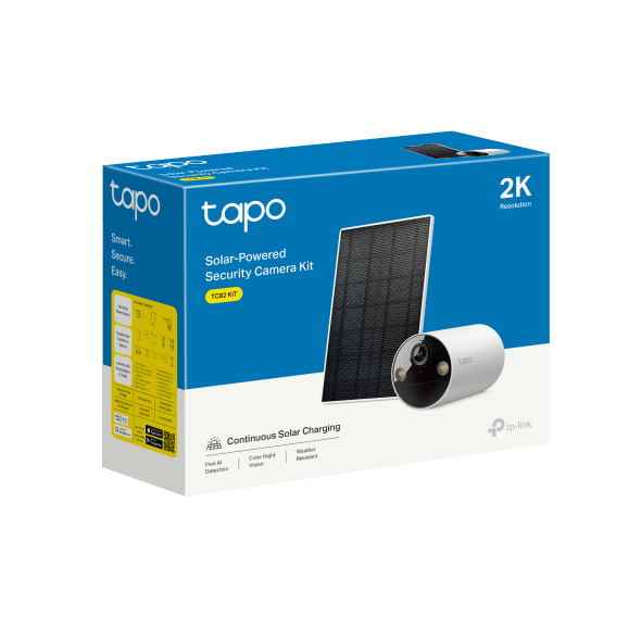TC82 KIT | Solar-Powered Security Camera Kit | TP-Link Australia