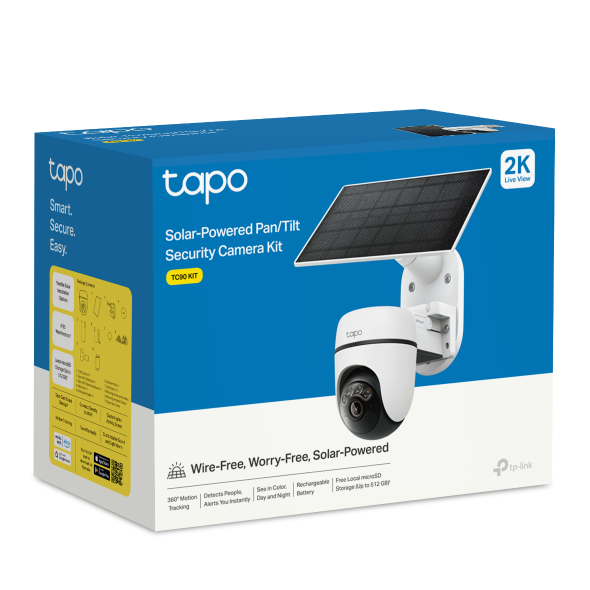 Solar-Powered Floodlight Pan/Tilt Security Camera Kit 15