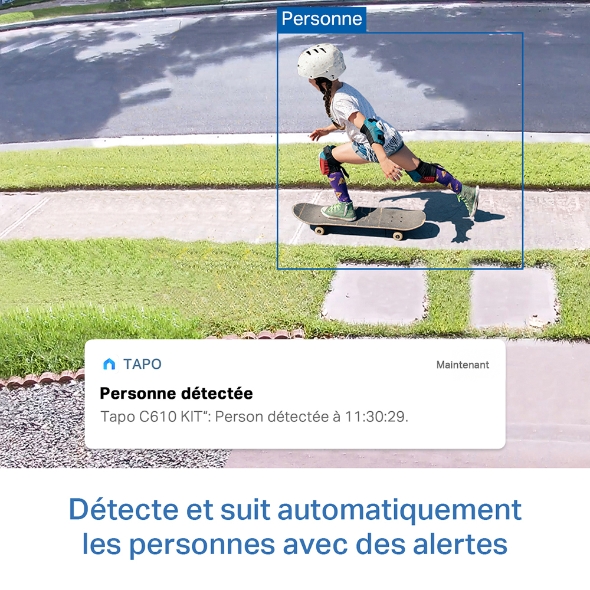 Kit de caméra de surveillance panoramique/inclinable à énergie solaire 12