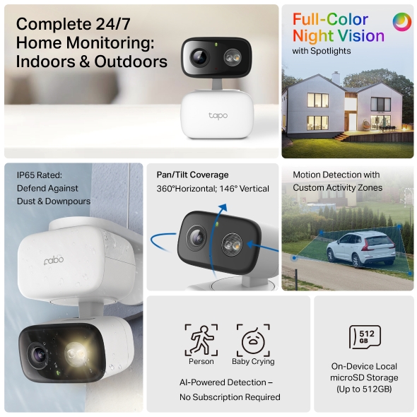 Indoor/Outdoor Home Security Wi-Fi Camera 4