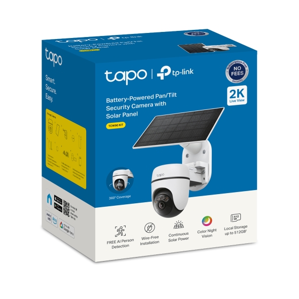 Solar-Powered Pan/Tilt Security Camera Kit 14