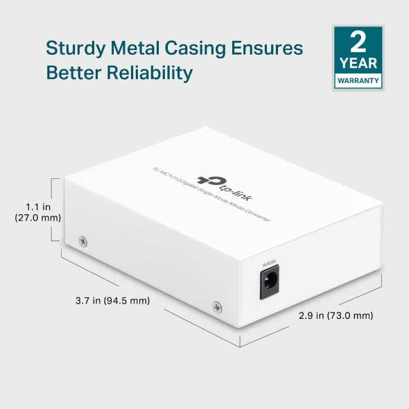 Gigabit Single-Mode Media Converter 6