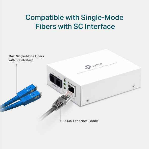Gigabit Single-Mode Media Converter 10