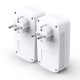 AV2000 2-port Gigabit Passthrough Powerline Starter Kit 2
