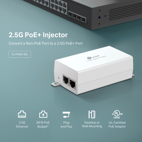 2.5G PoE+ Injector 7