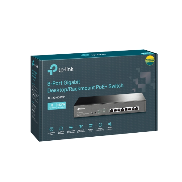 8-Port Gigabit Desktop/Rackmount Switch with 8-Port PoE+ 4
