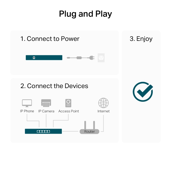 5포트 2.5G 데스크톱 스위치 8