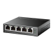 Switch Easy Smart  5 Portas Gigabit  com 4 Portas PoE+ 1