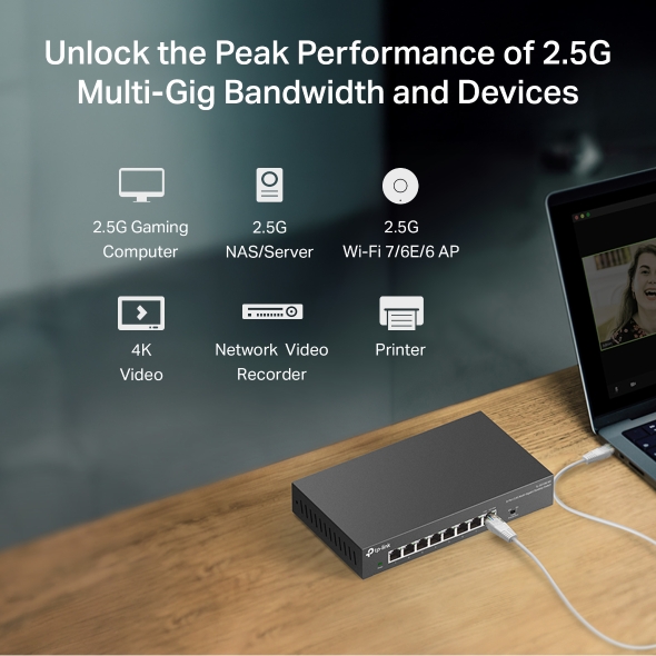 8-Port 2.5G Desktop Switch 5