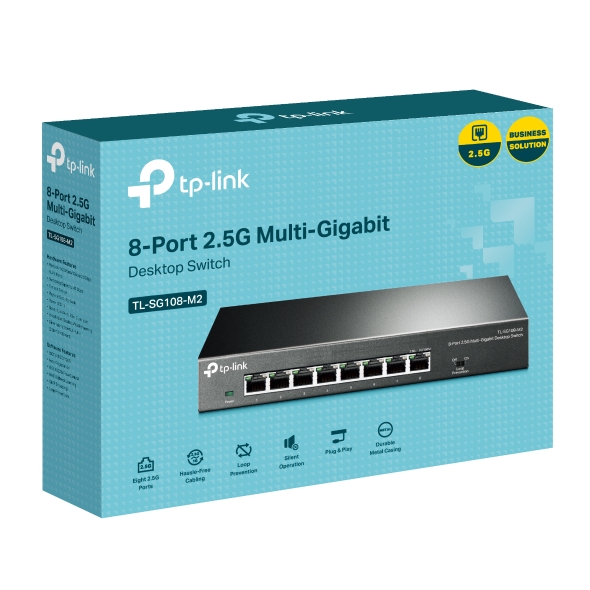 8-Port 2.5G Desktop Switch 9