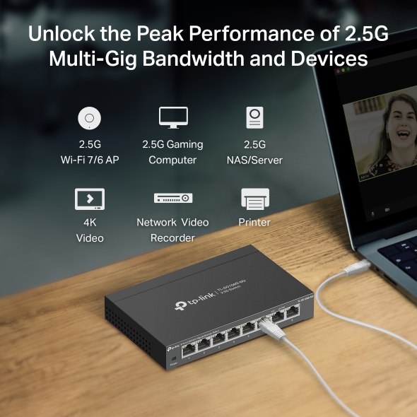 8-Port 2.5G Multi-Gigabit Desktop Switch 7