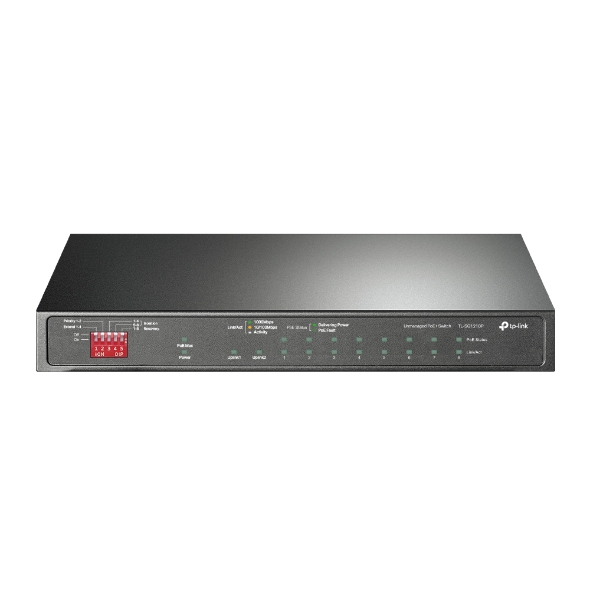 10-Port Gigabit Desktop Switch with 8-Port PoE+ 1