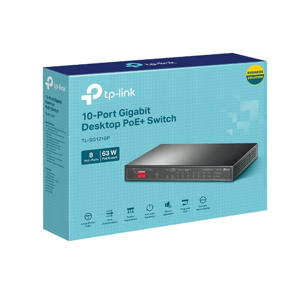 10-Port Gigabit Desktop Switch with 8-Port PoE+ 4