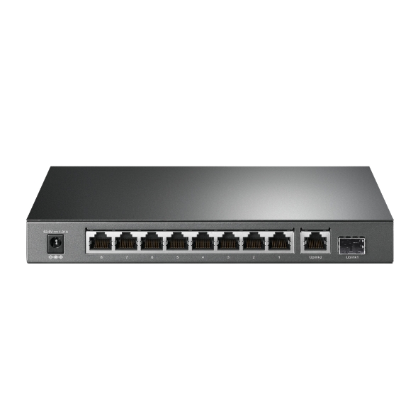 10-Port Gigabit Desktop Switch with 8-Port PoE+